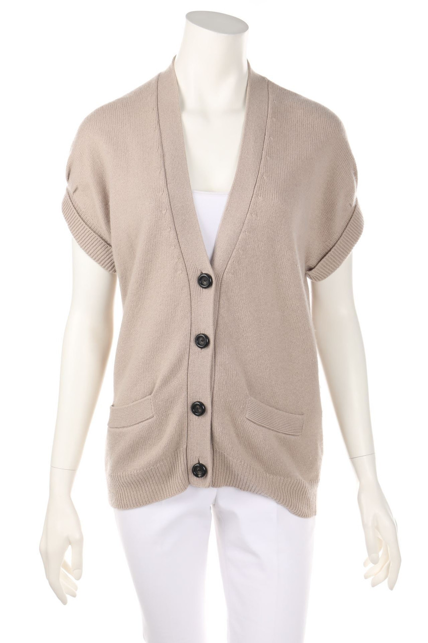 SEVENTY - Kurzarm-Cardigan mit Kaschmir - D 42