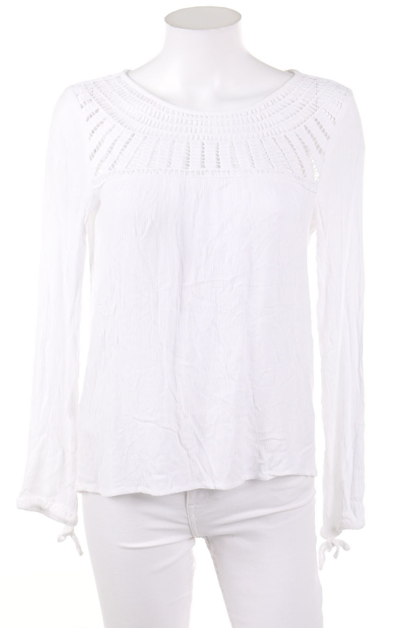 MORGAN - Blouse with Crochet Knit Details - D 36