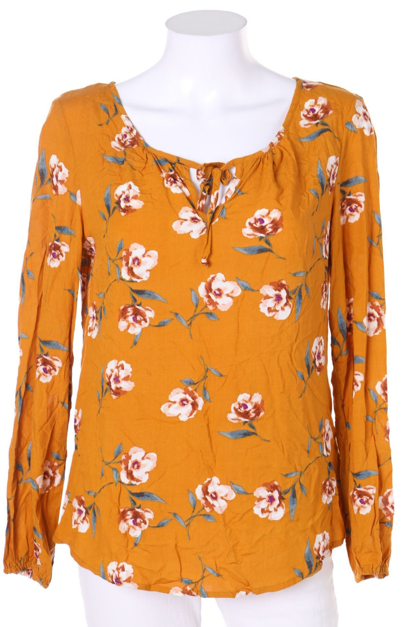 zebra - Blouse with Flower Print - S