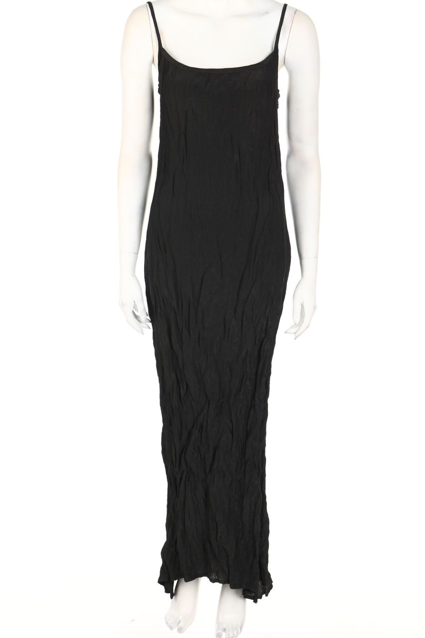 LENE SAND - Crinkle-Maxi-Abendkleid - D 32-34