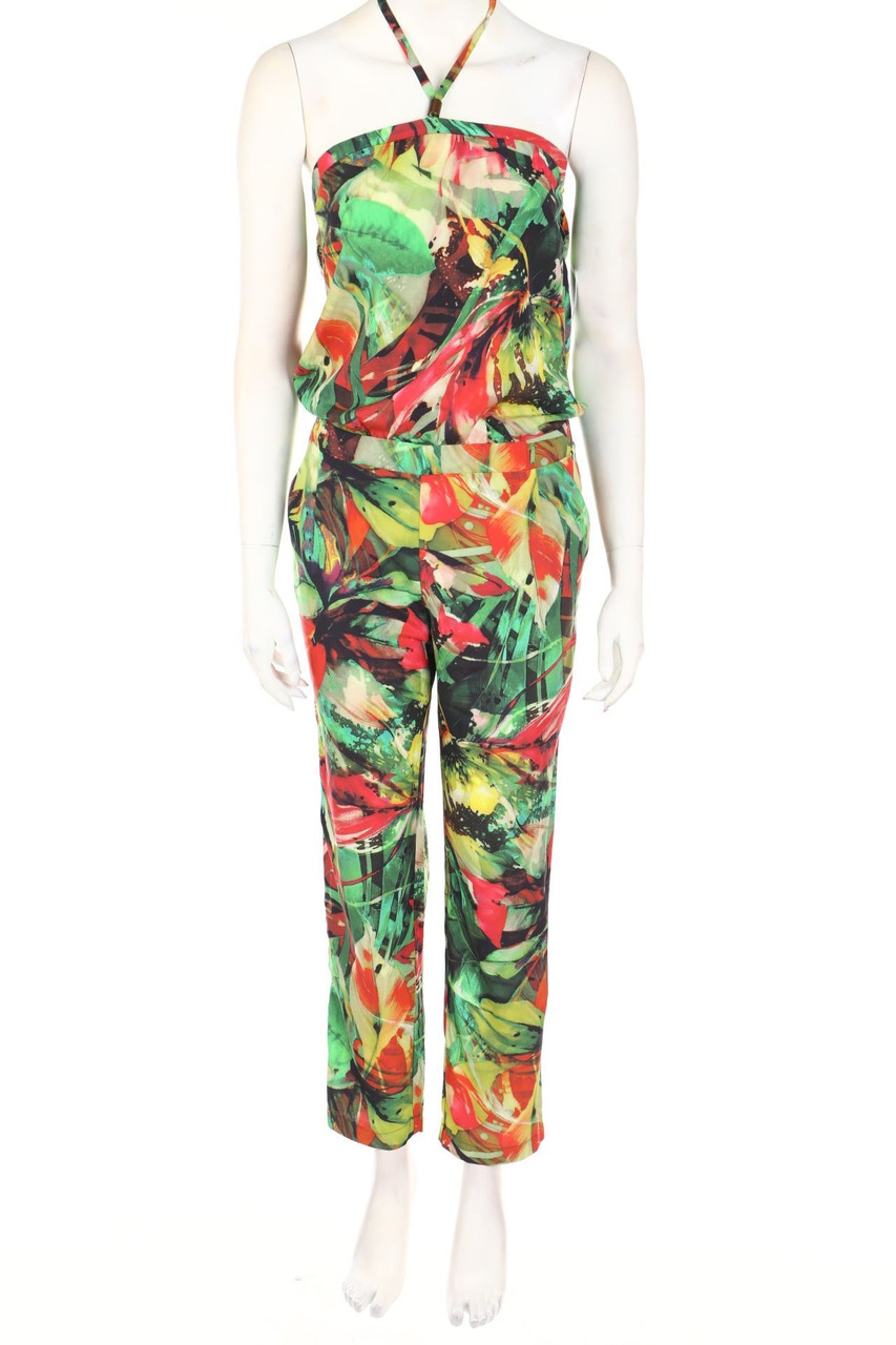promod - Jumpsuit mit Tropical Print - D 36