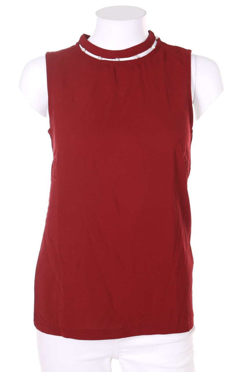 NAF NAF - Blusentop mit Perlen - XS