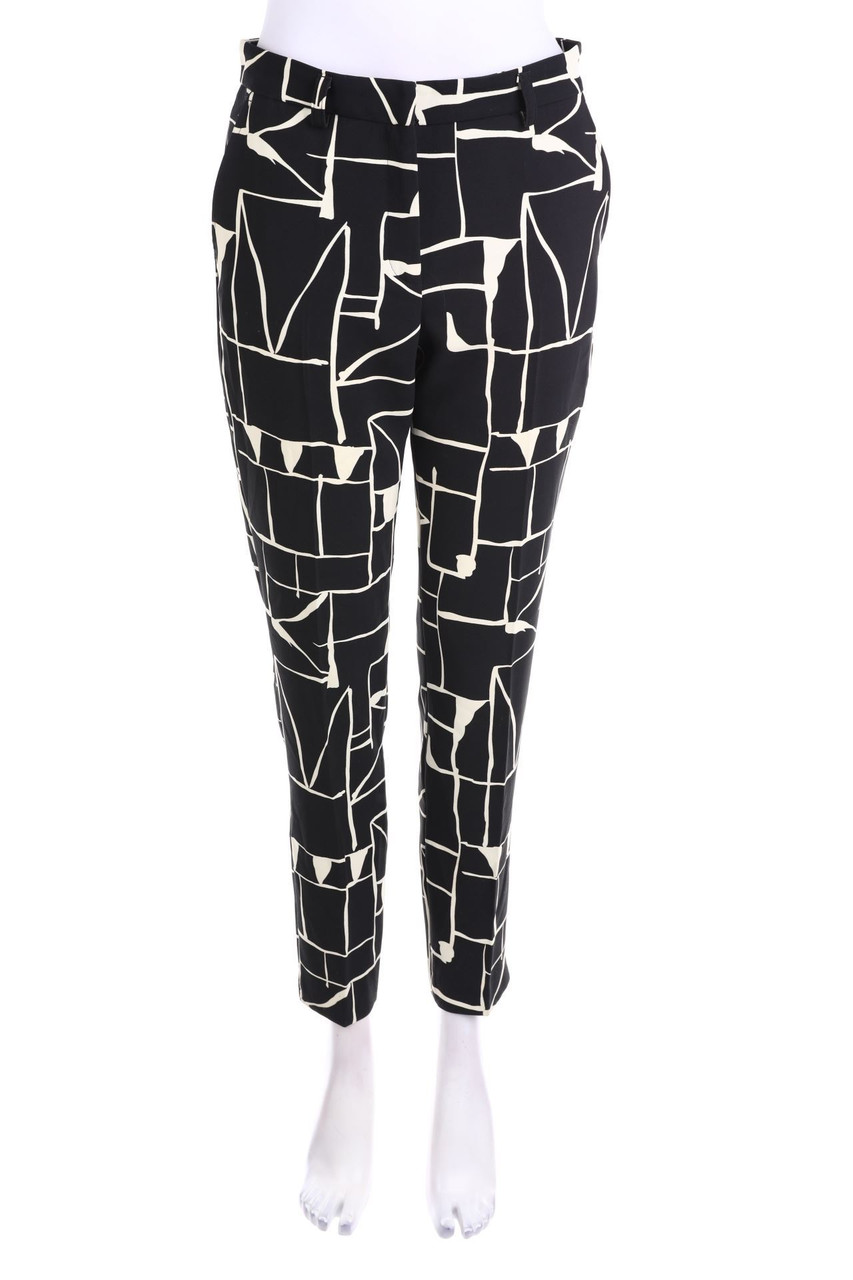 TARA JARMON - Pants with Geo Print - D 36