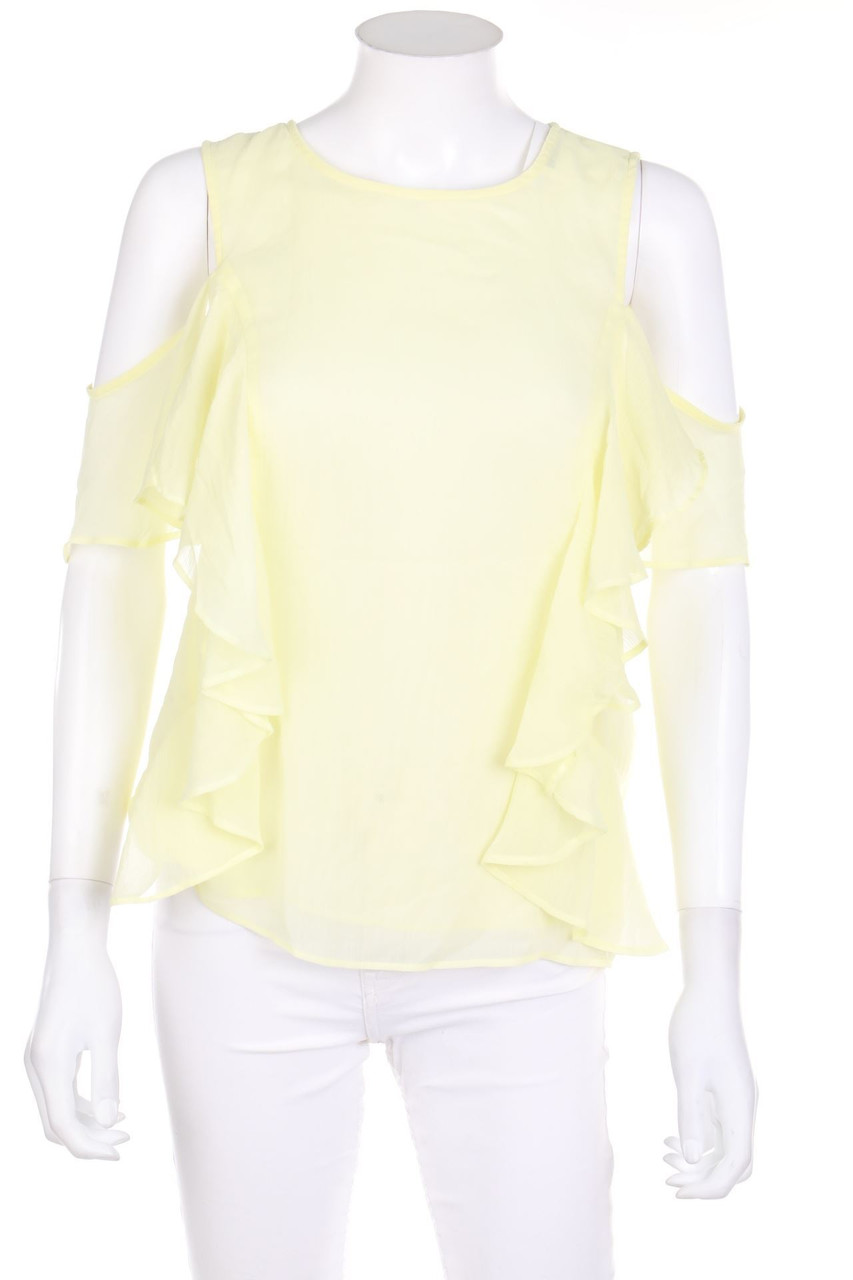 H&M - Chiffon-Blusentop mit Volants - S