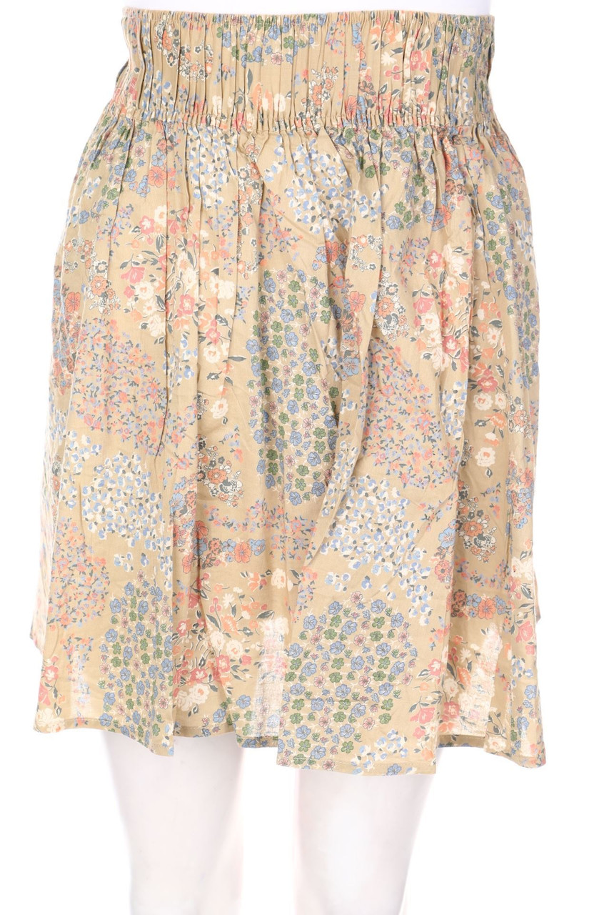 H&M - Minirock mit Blumen-Print - XS
