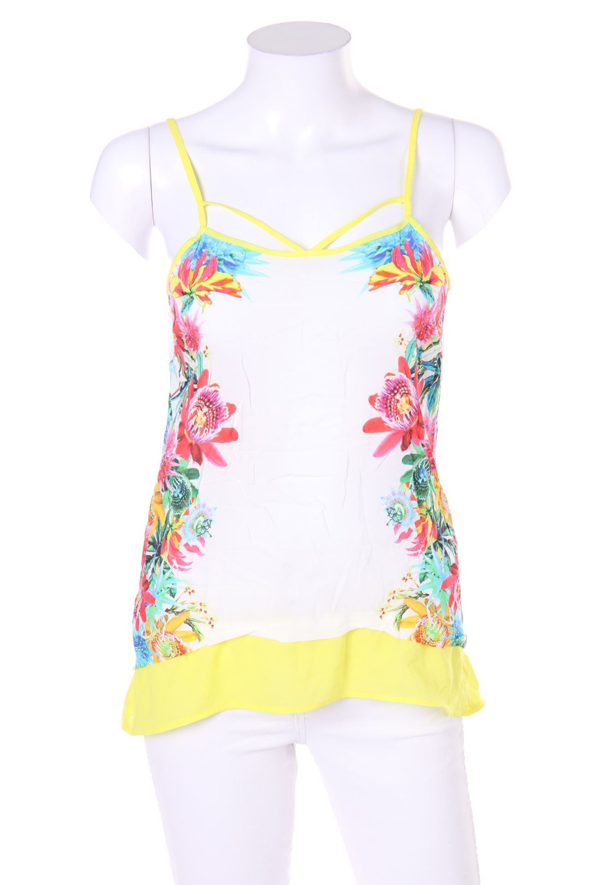 promod - Top im Layer Look mit Blumen-Print - D 34