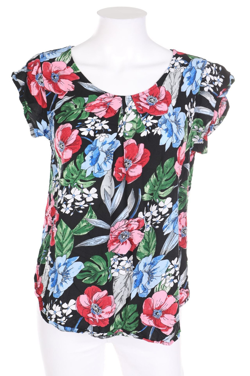 Chicorée - Shortsleeve Blouse with floral print - M