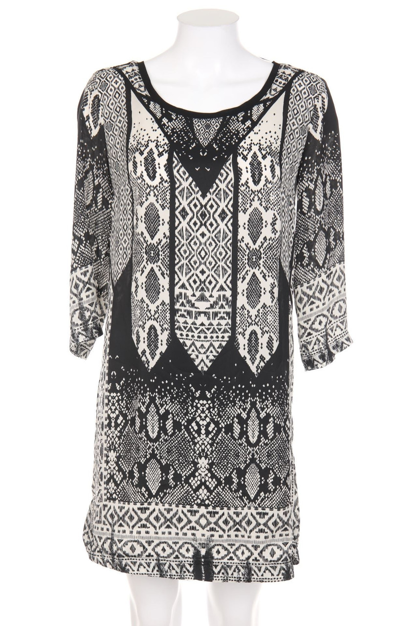 MANGO - Kleid mit Ethno-Print - S