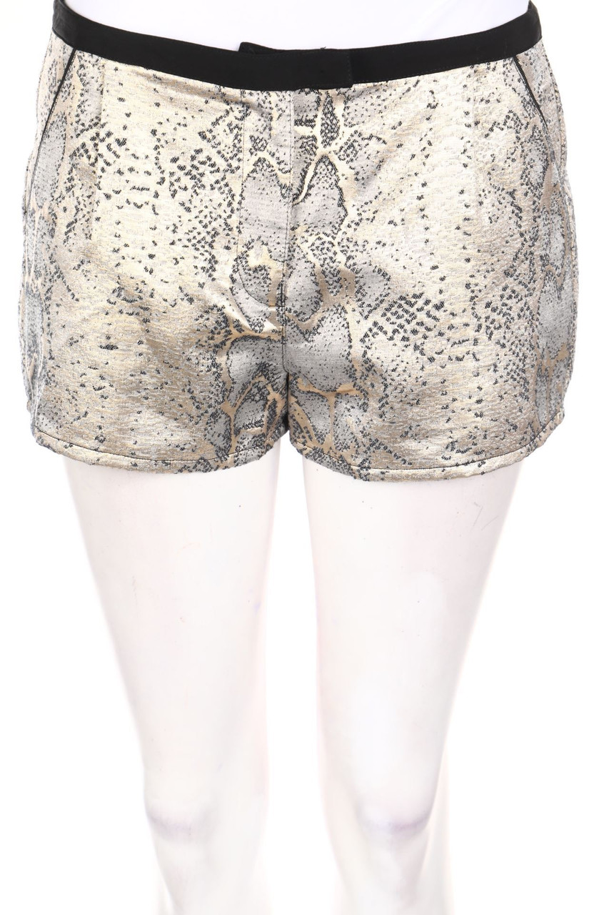 Bershka - Hotpants, Jacquard with Metallic Effect - D 34