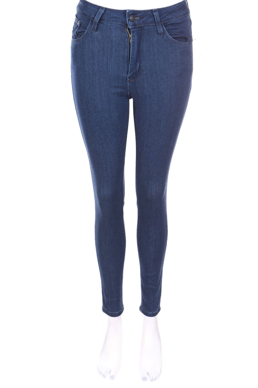 JUST BLACK DENIM - High Waist-Skinny-Jeans - W26