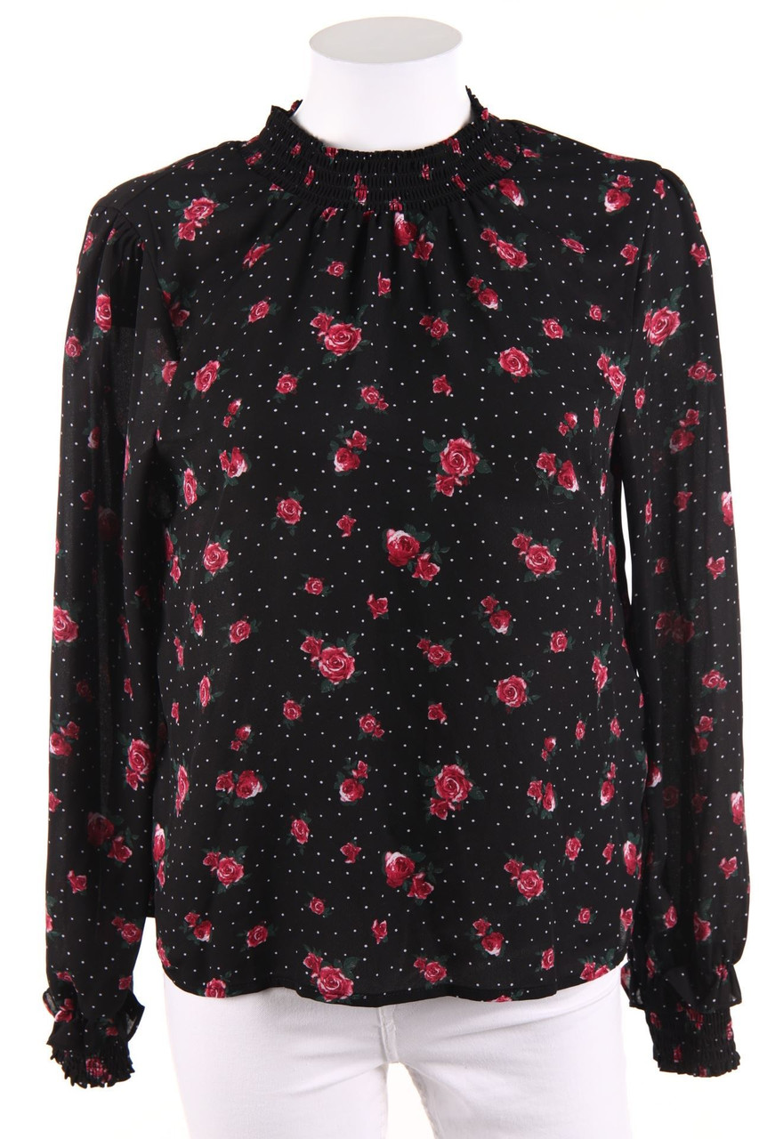 H&M DIVIDED - Bluse mit Blumen-Print - D 36