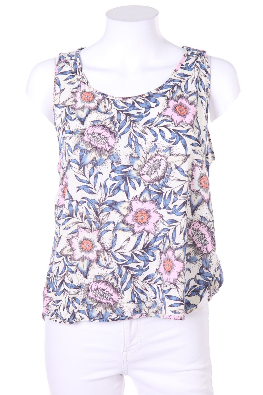 H&M - Blusentop mit floralem Muster - D 42