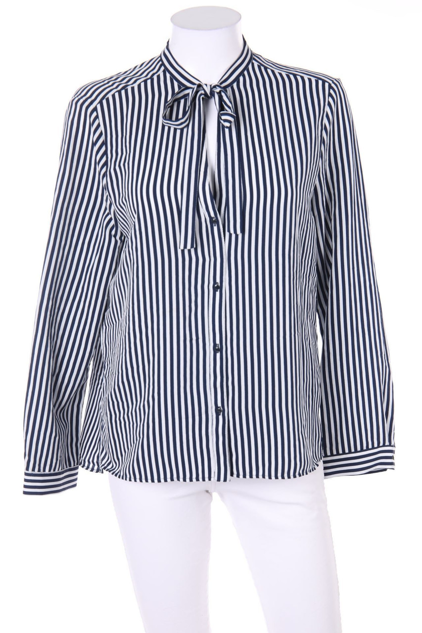 ZARA - Schluppen-Bluse mit Streifen - M