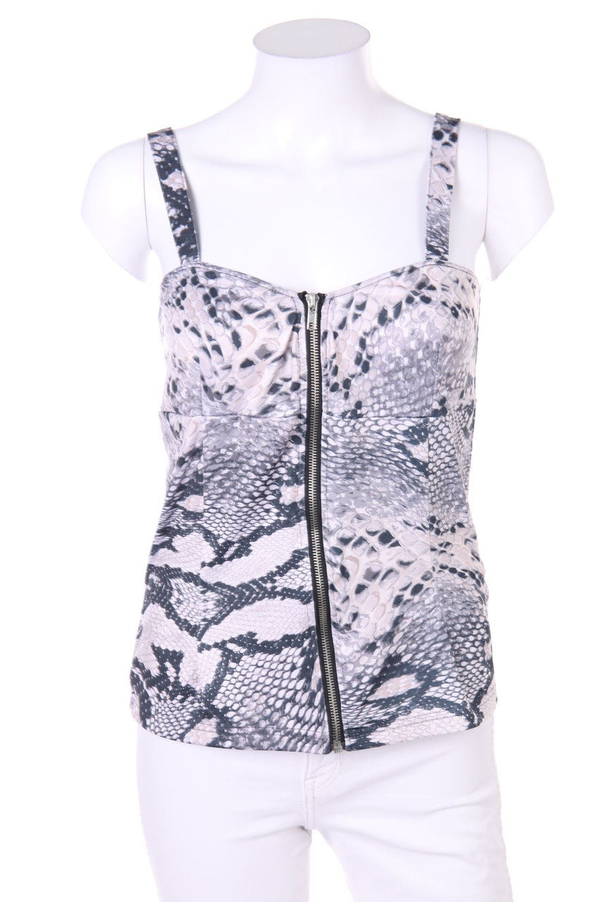 MELROSE - Top mit Animal-Print - D 40