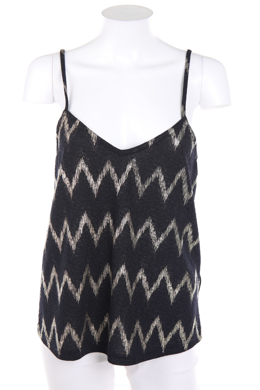 TOPSHOP TALL - Party-Top with Zig Zag Pattern - D 34