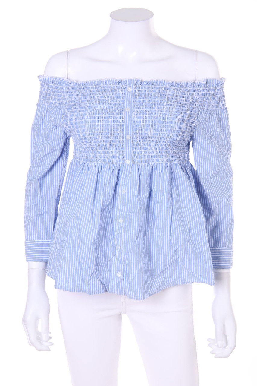 Jennyfer - Carmen-Bluse mit Streifen - S