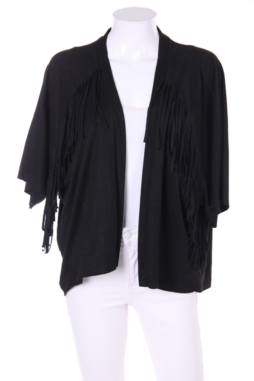 PULL&BEAR - Oversize-Jacket with Fringes - S