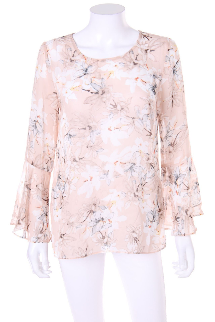 zebra - Blouse with floral print - S