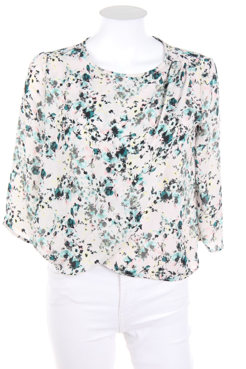 Bershka - Blouse with 3/4 Sleeve with Print - S