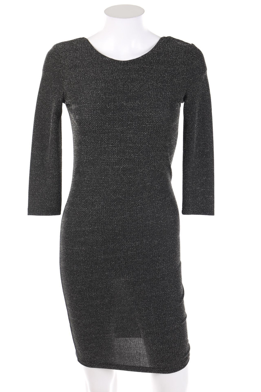 TERRANOVA - Glitzer-Abendkleid mit tiefem Rückenausschnitt - S