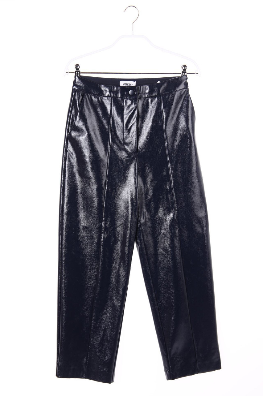Weekday - Faux Leather Pants - D 34