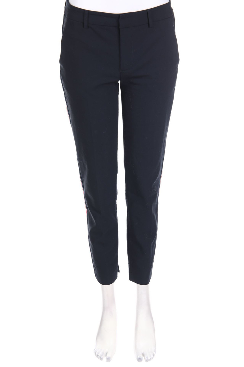 ZARA WOMAN - Cropped-Hose mit Galonstreifen - D 34