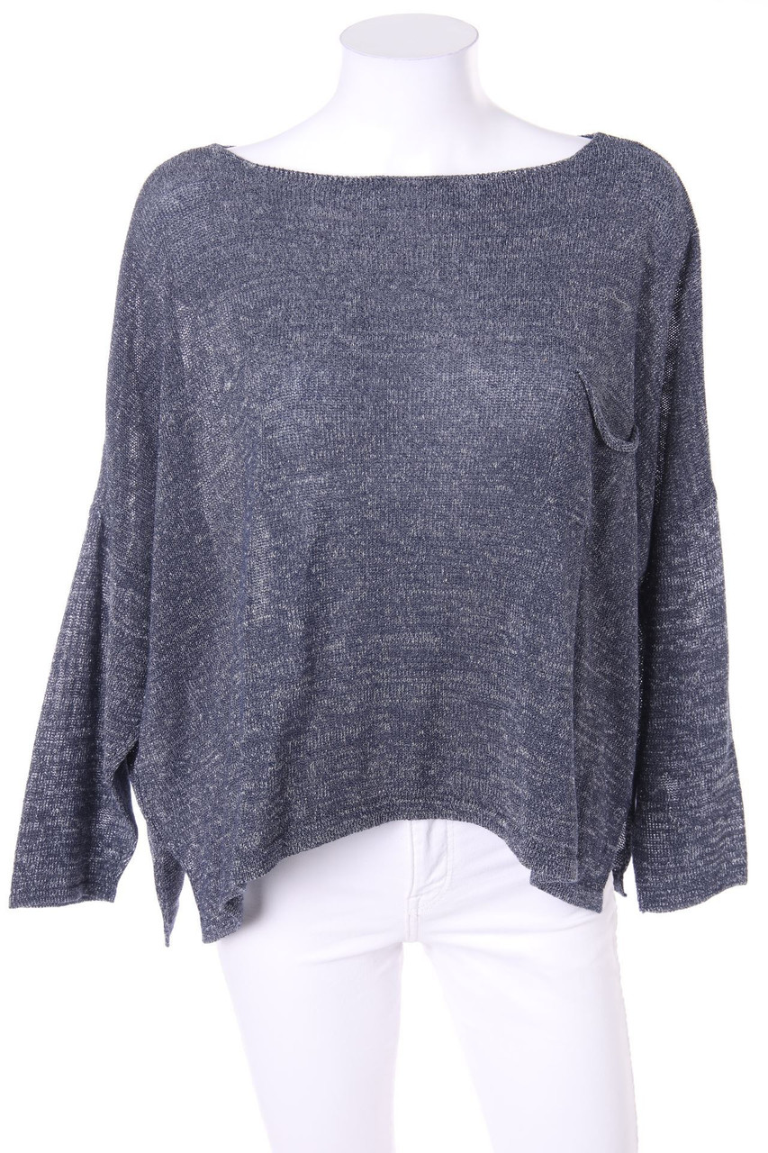 KOOKAI - Oversize-Glitzer-Strick-Pullover - D 34
