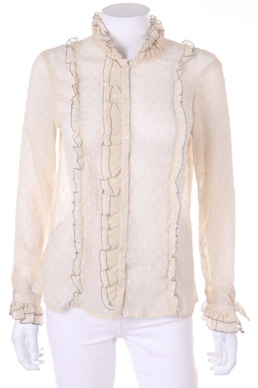 TOPSHOP - Volants-Blouse with Dots - D 32