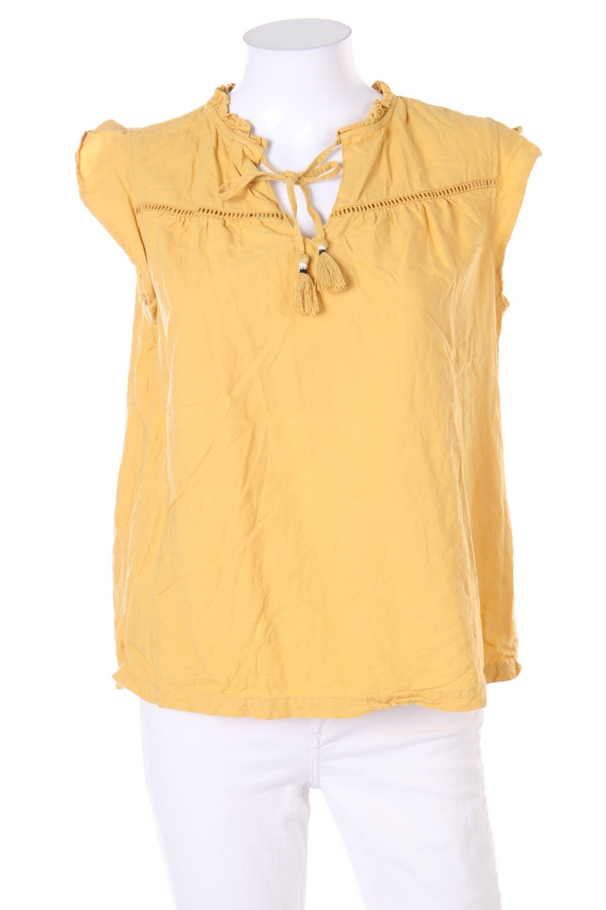 C&A - Kurzarm-Bluse mit Quasten - D 36