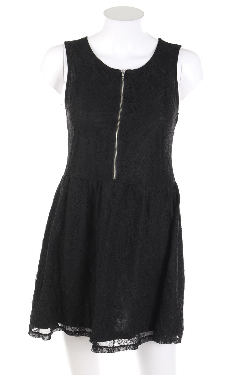 H&M DIVIDED - Skater-Kleid mit Spitze - M