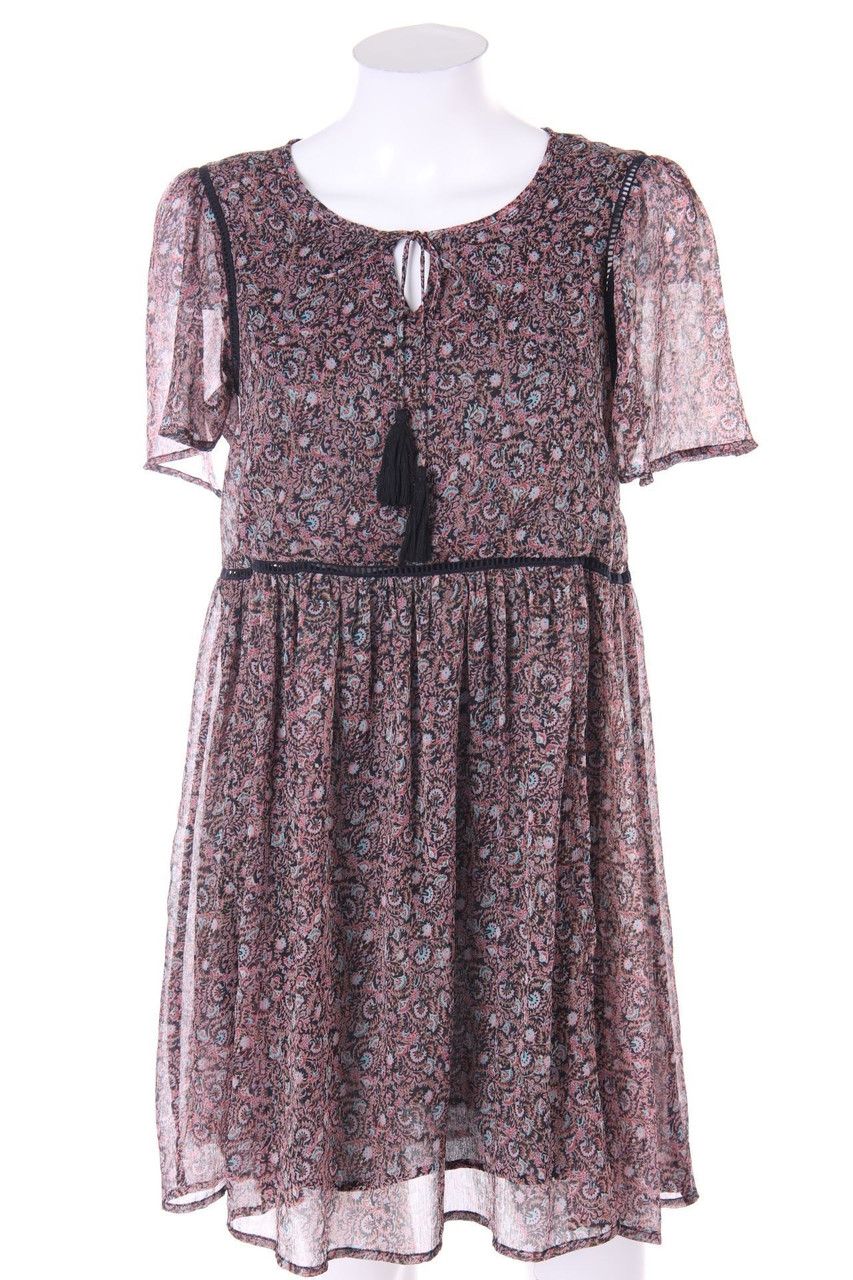 AVANT PREMIERE - Patterned Dress with Tassels - D 36