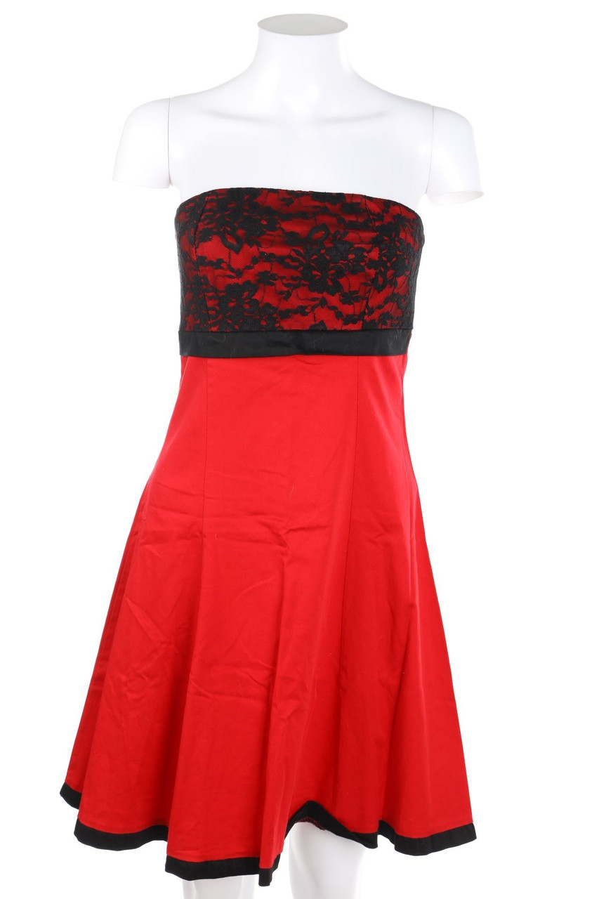 TOUT FEU TOUT FEMME - Abendkleid mit Spitze - M