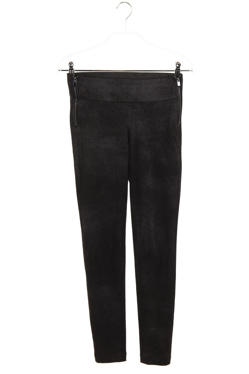 ZARA TRF - Coated-Treggings - XS