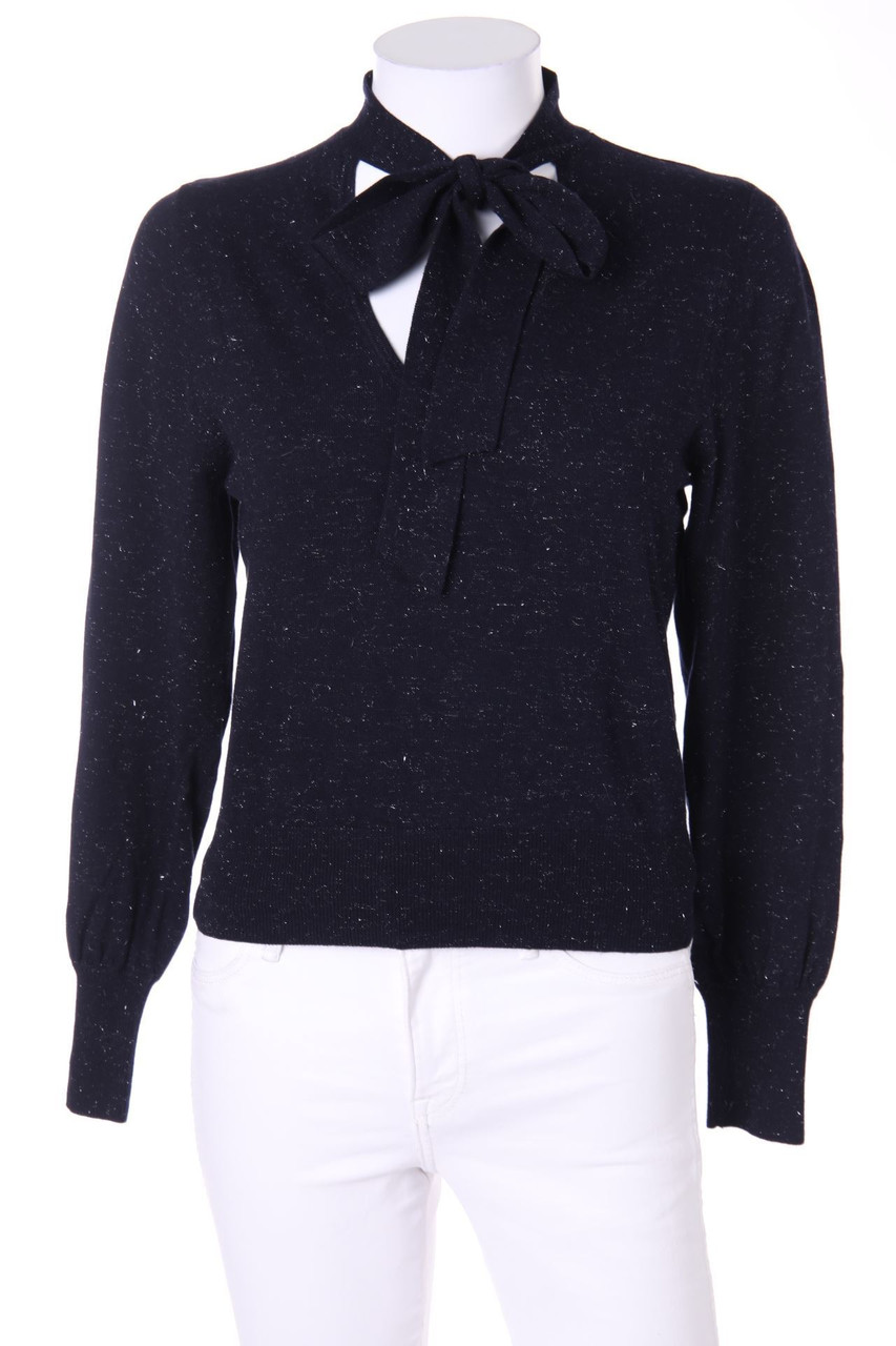 ZAPA - Glitter-V-Neck Pullover - D 32