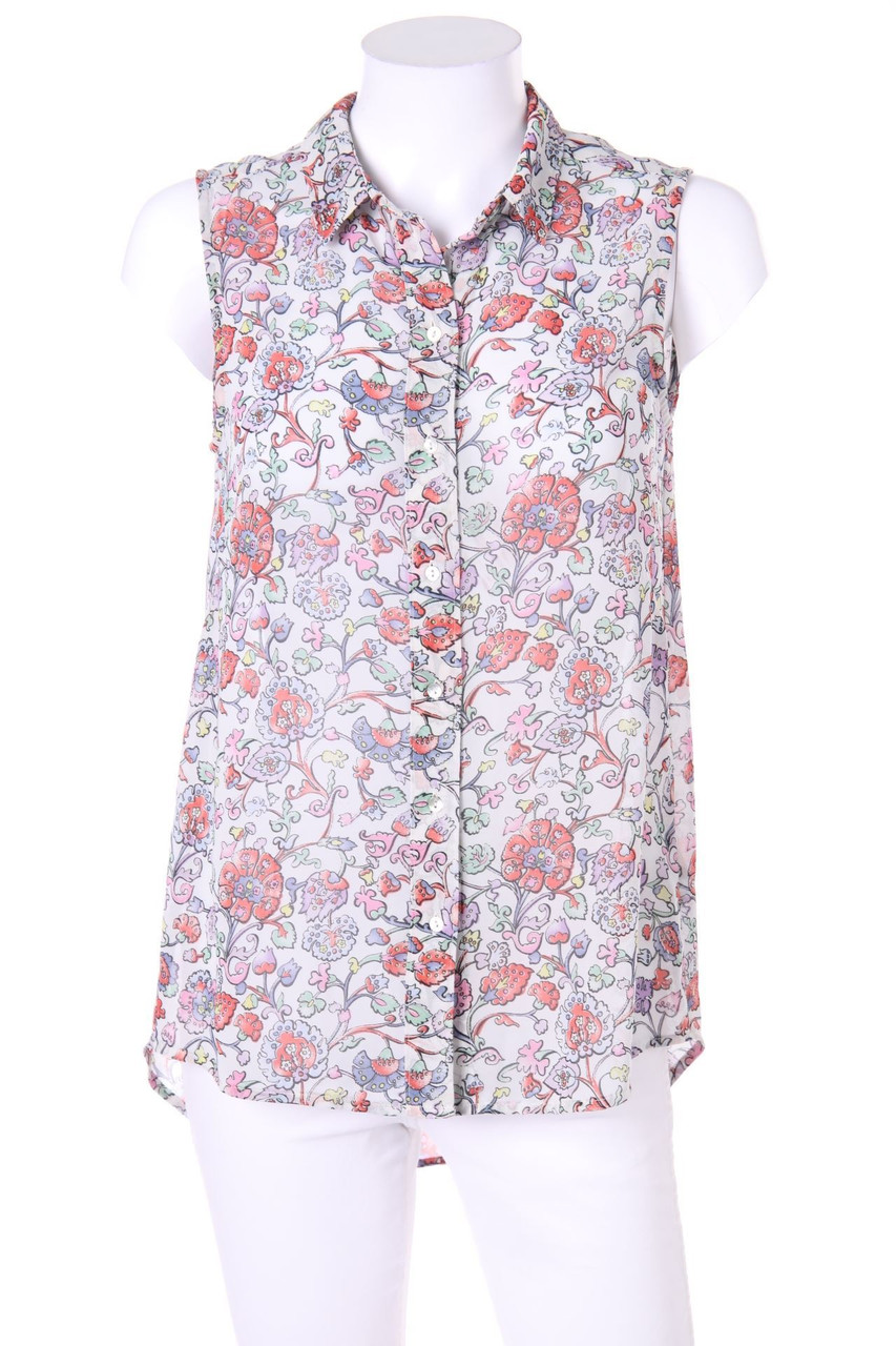 H&M - Blusentop mit Muster - D 34