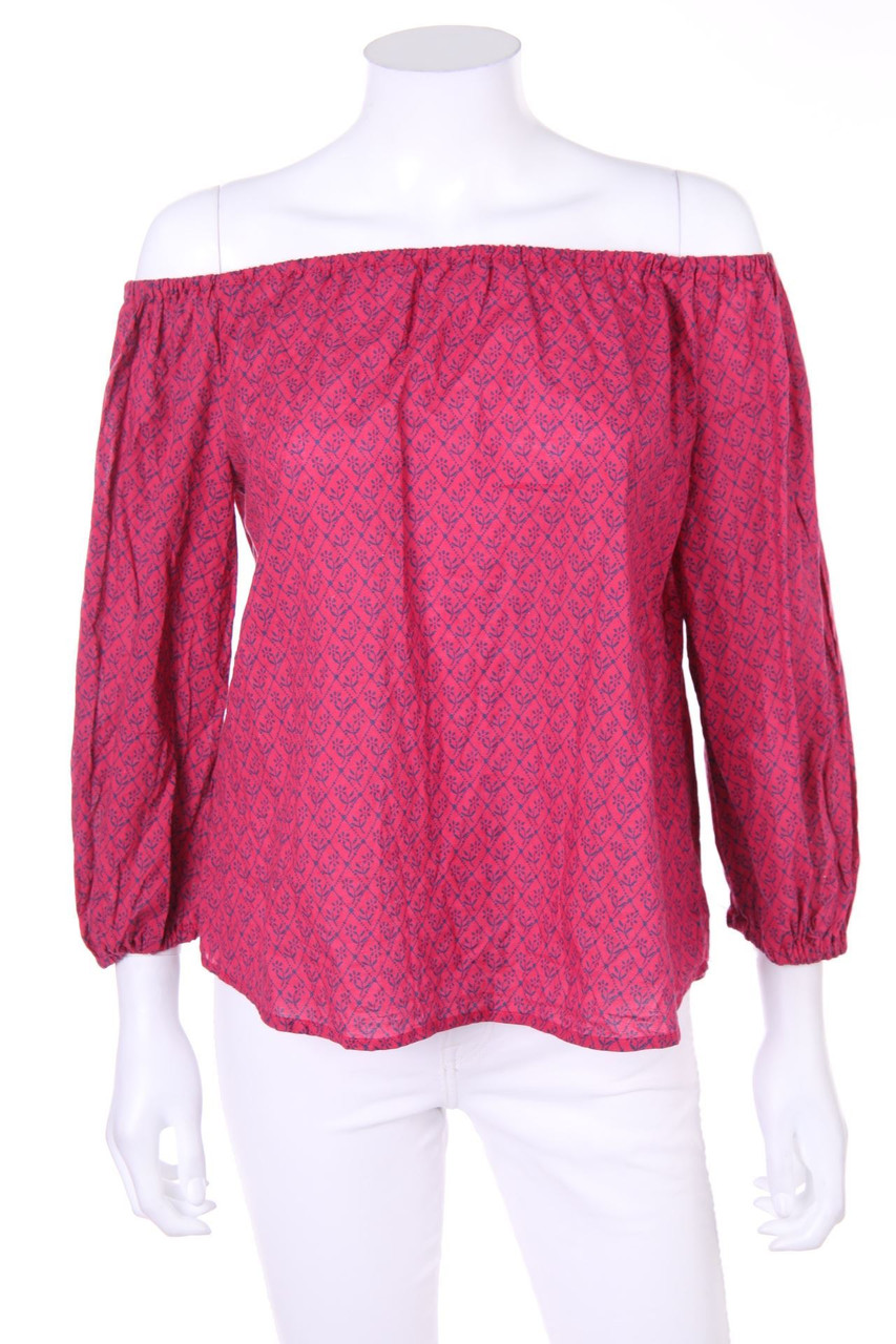 MaEVe - Off-the-shoulder blouse with floral print - S