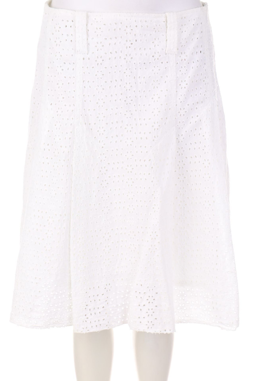 BURBERRY LONDON - Pleated-Skirt, Eyelet Lace  - D 34