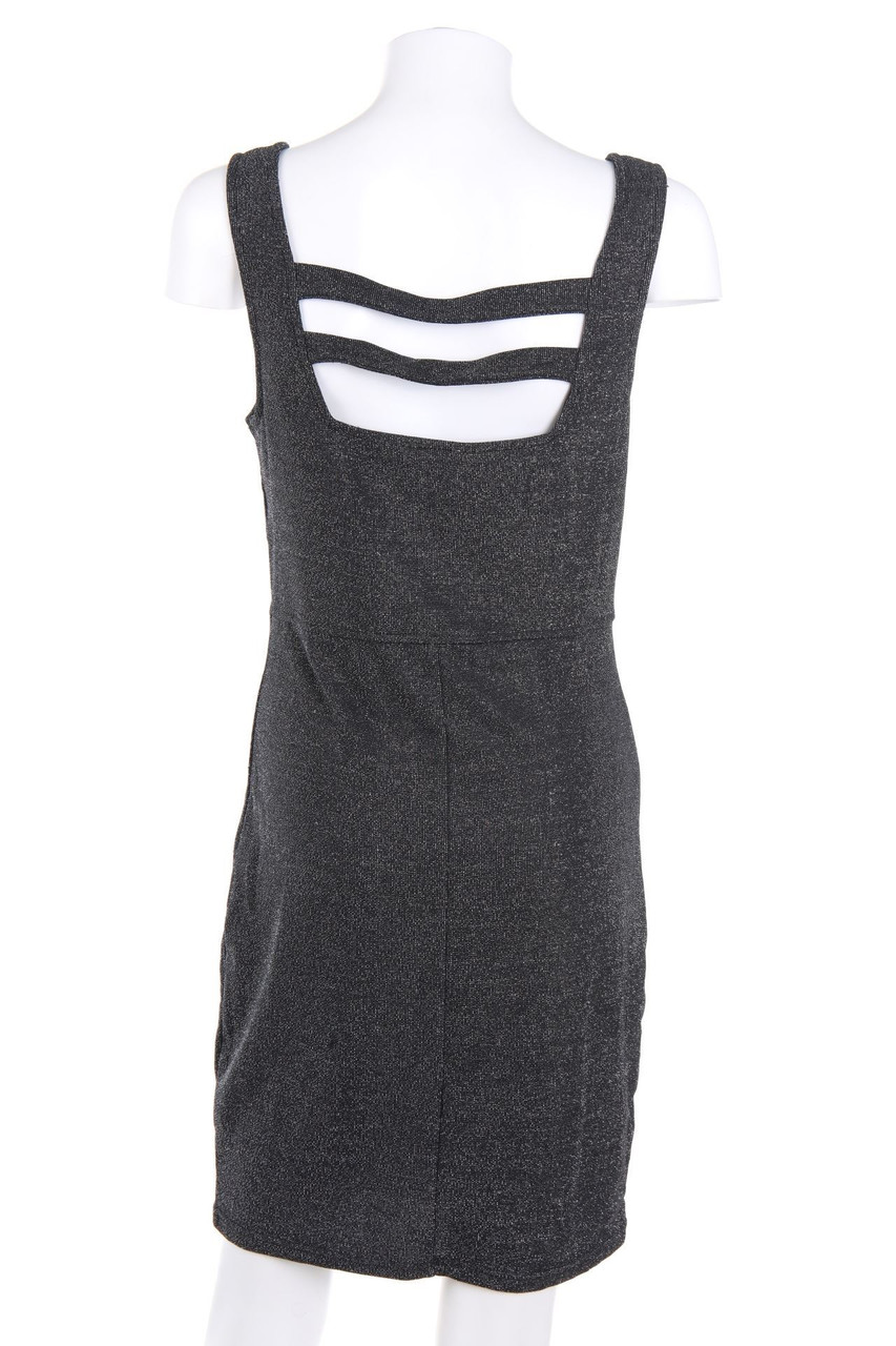 zebra - Party Dress with Metallic Effect - L