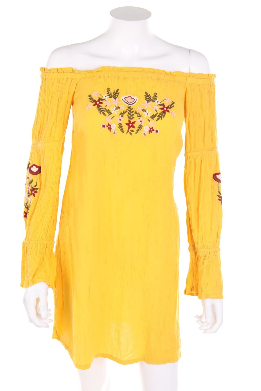 GUESS - Boho-Mini Dress with Embroideries - S