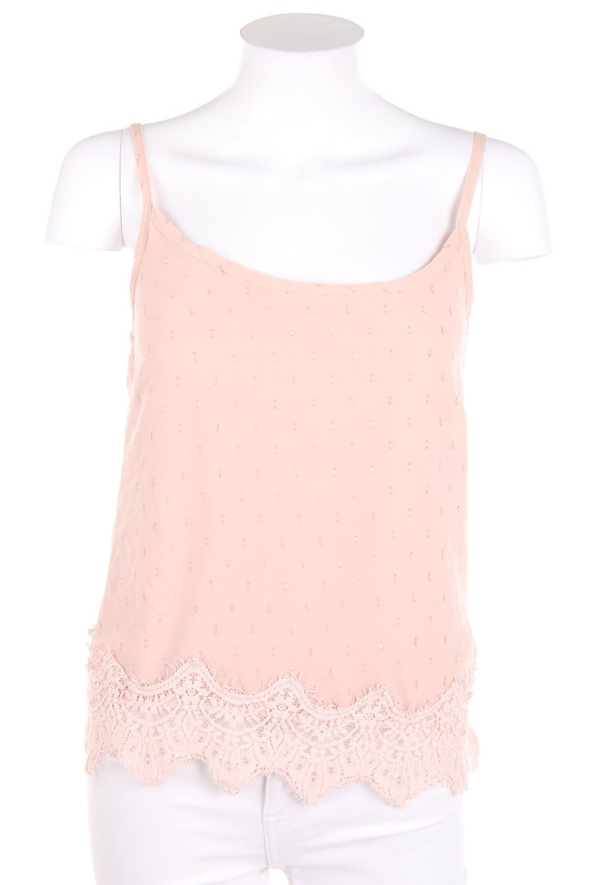 No Label - Top with Lace Insert - D 36