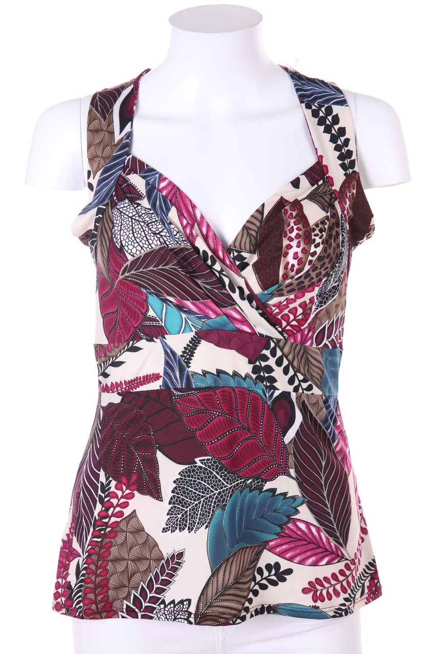 MORGAN - Blouse Top, Jersey with Print - L