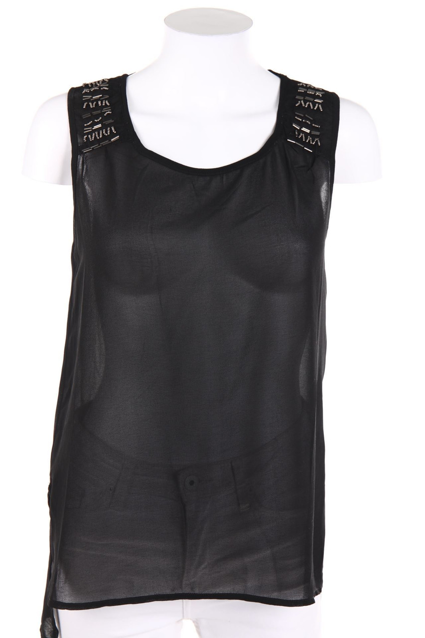 mine - Blouse Top with Pearls - S