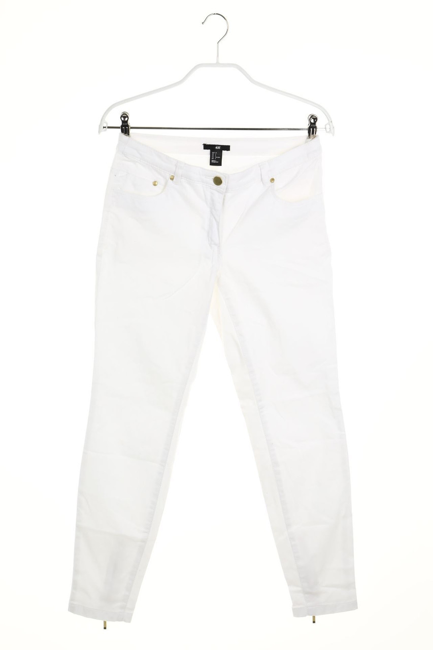 H&M - Cropped-Skinny-Hose mit Reißverschluss - D 36