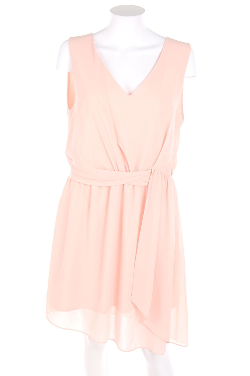 MORGAN - Chiffon-dress with Draping - D 38-40