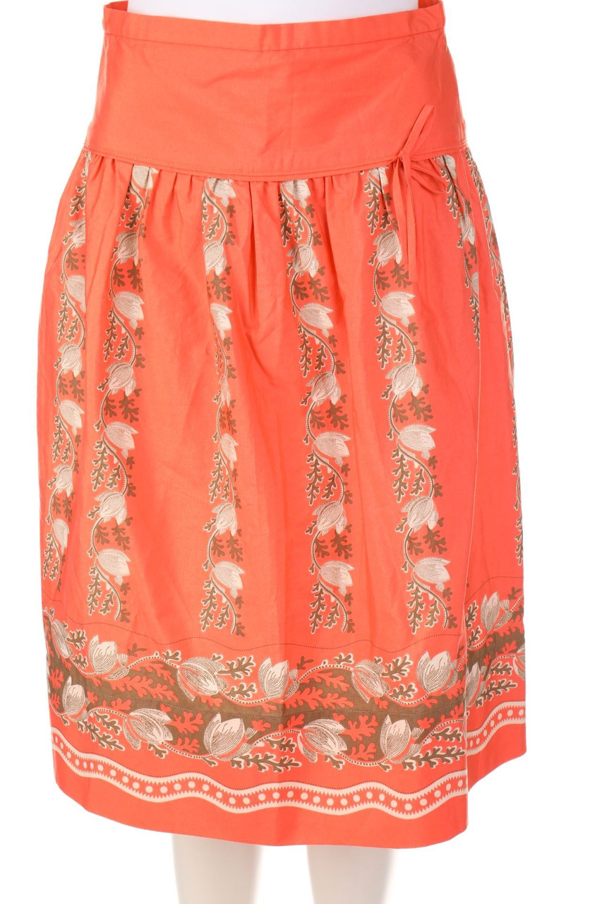 J.CREW - Skirt with Flower Print, Ethno Style - D 30