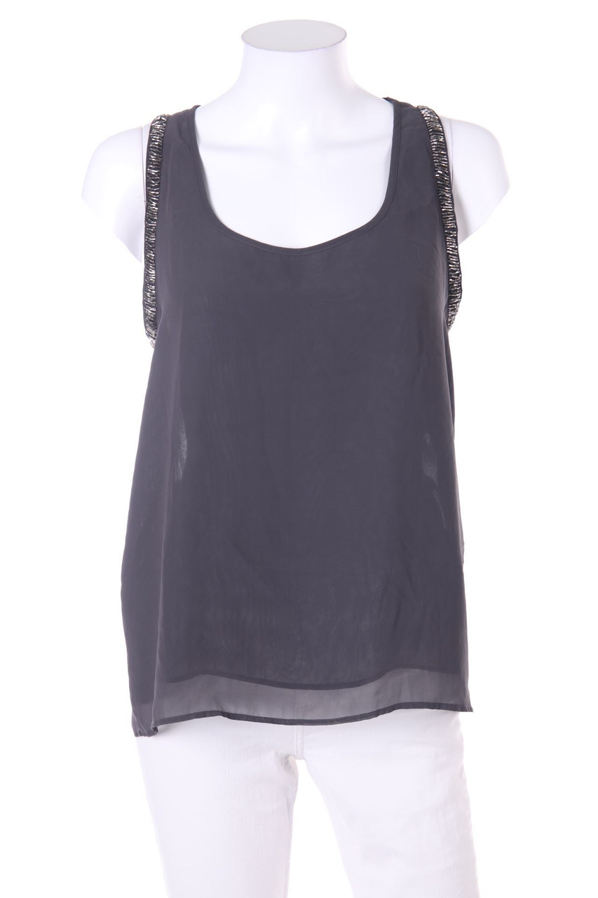 Ann Christine - Blusentop mit Perlen - S