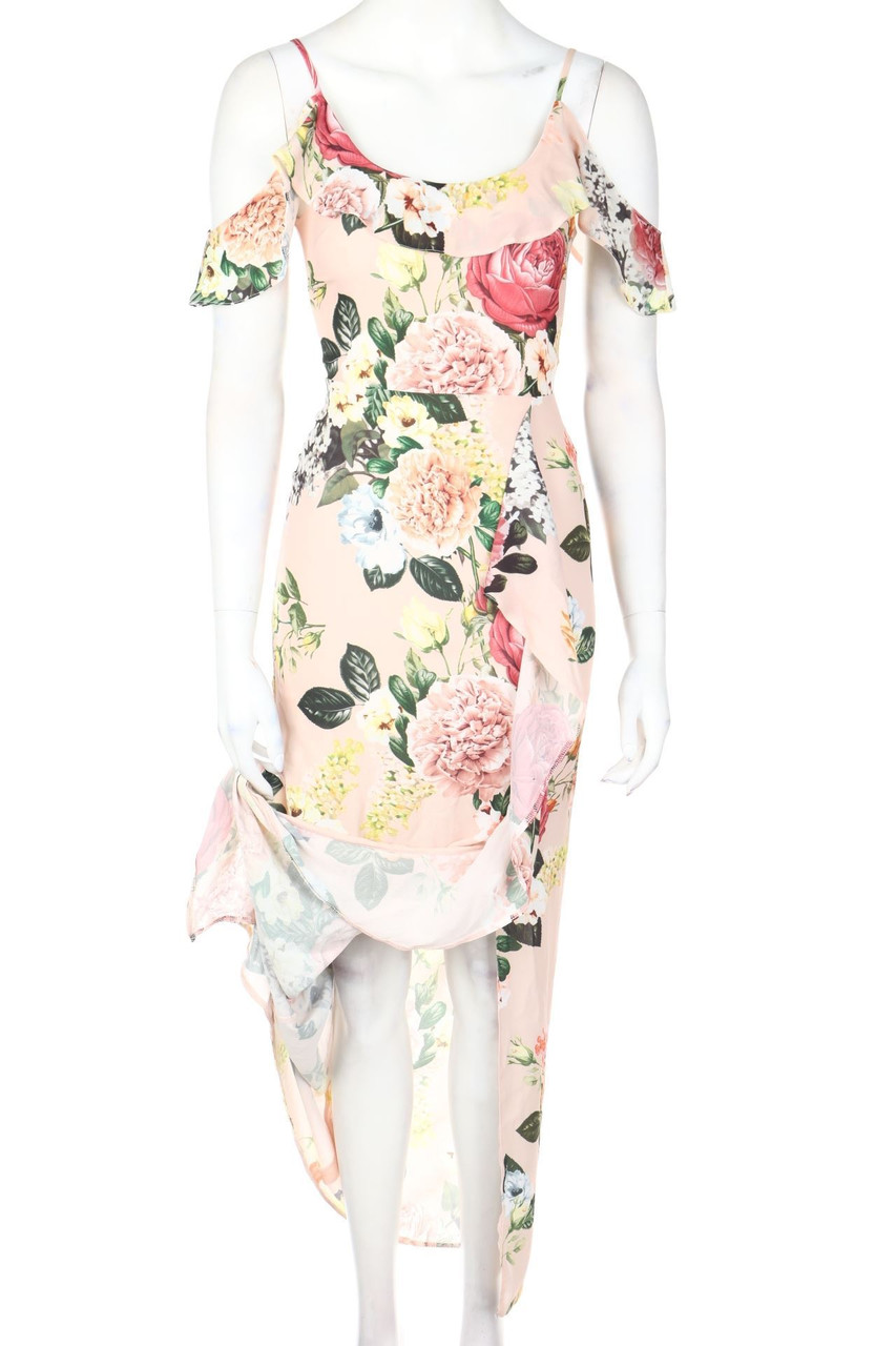 Miss Selfridge - Maxi-Kleid mit Volants - D 30