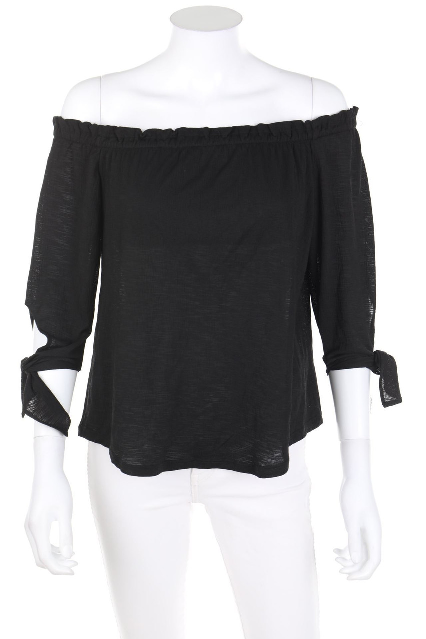 Bershka - Off-the-shoulder blouse with Elastic Band - S