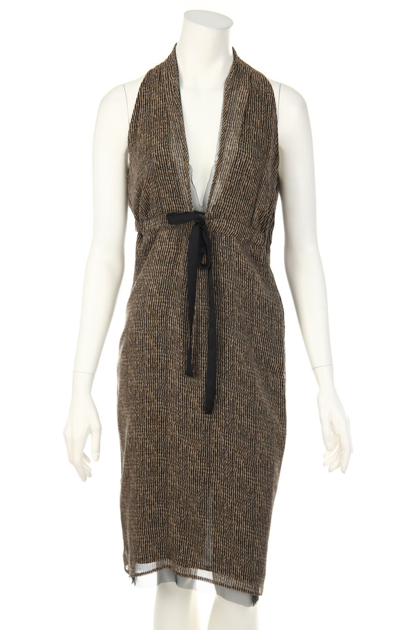 Vera Mont - Abendkleid aus Seide mit Print - D 34