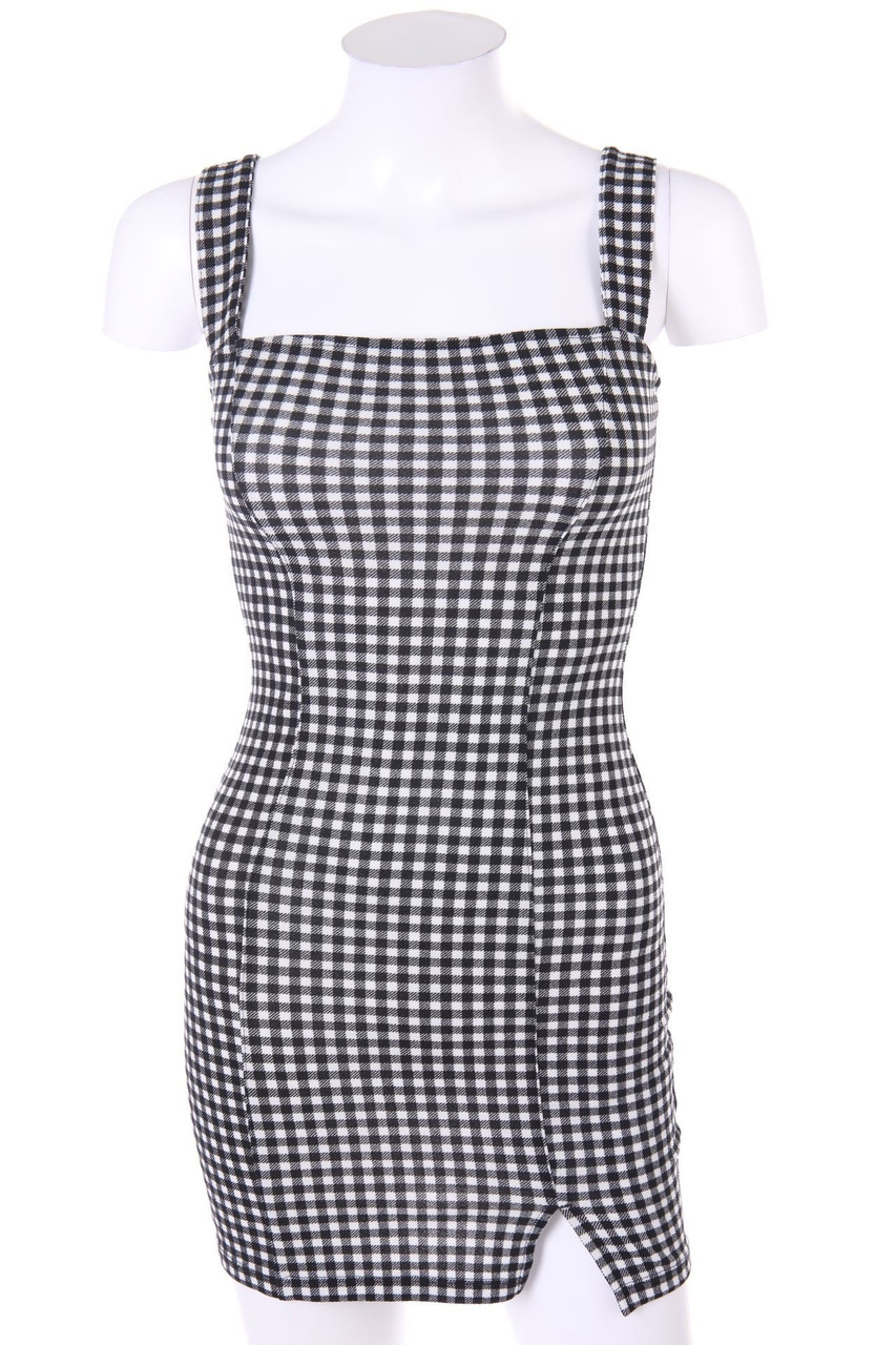 H&M DIVIDED - Minikleid mit Karo-Muster - XS